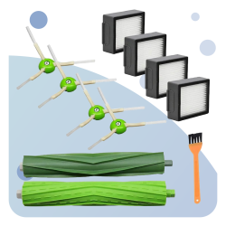 Zestaw do iRobot Roomba E5 E6 E7 I7 I3+ i4+ i6+ i8+ j7+ filtr szczotki